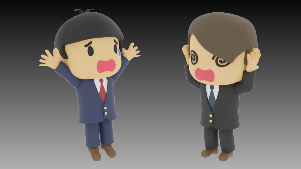 銀行員営業の悩みイメージ画像
